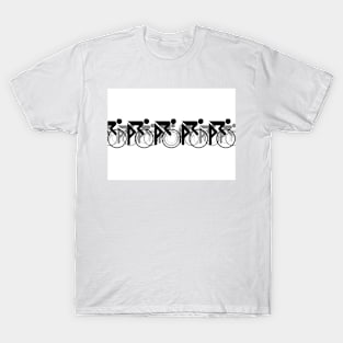 The Bicycle Race 2 Black Repost T-Shirt